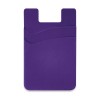 Dual Silicone Phone Wallets Purple